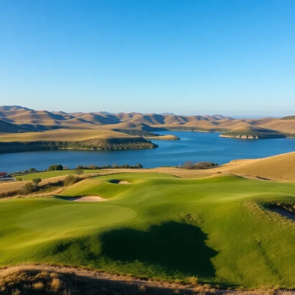 Renovated Dunedin Golf Club with rolling hills and waterways