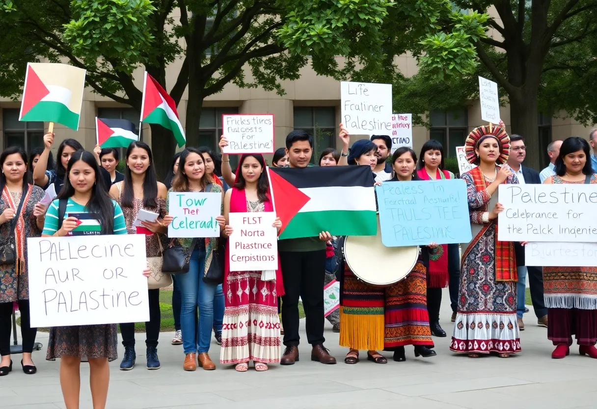 Tufts Students Protest for Palestine and Indigenous Peoples' Day
