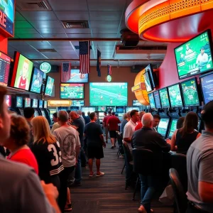A group of friends engaged in sports betting in Florida