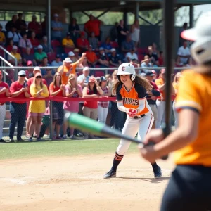 Action during the South Florida versus University of Memphis softball game