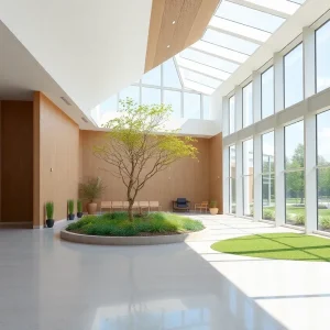 Conceptual design of a chapel at the Tampa Children's Hospital