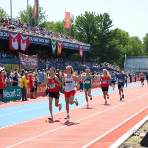 NCAA Track Championship in Action