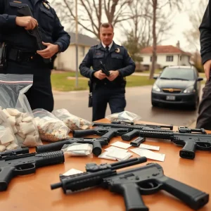 Police Raid on Drug Operation