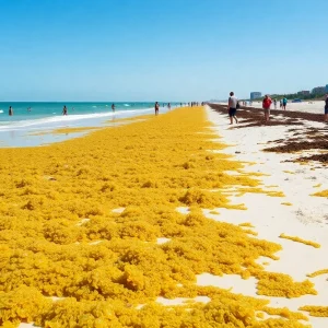 Sargassum Seaweed Impact on Florida Beaches