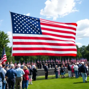 Attendees honoring Gold Star families at Tampa Memorial Day ceremony
