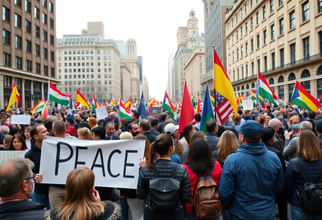 Tel Aviv Ceasefire Rally