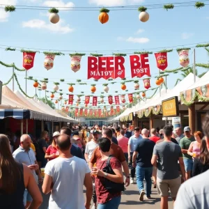 Crowd enjoying craft beers at Bolts Brew Fest in Tampa.
