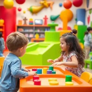 Children enjoying interactive activities at Glazer Children's Museum.