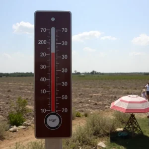 Heatwave affecting southern Georgia and Florida landscapes
