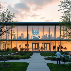Exterior view of the Senator Rouson Center for Mental Health Research at the University of South Florida.