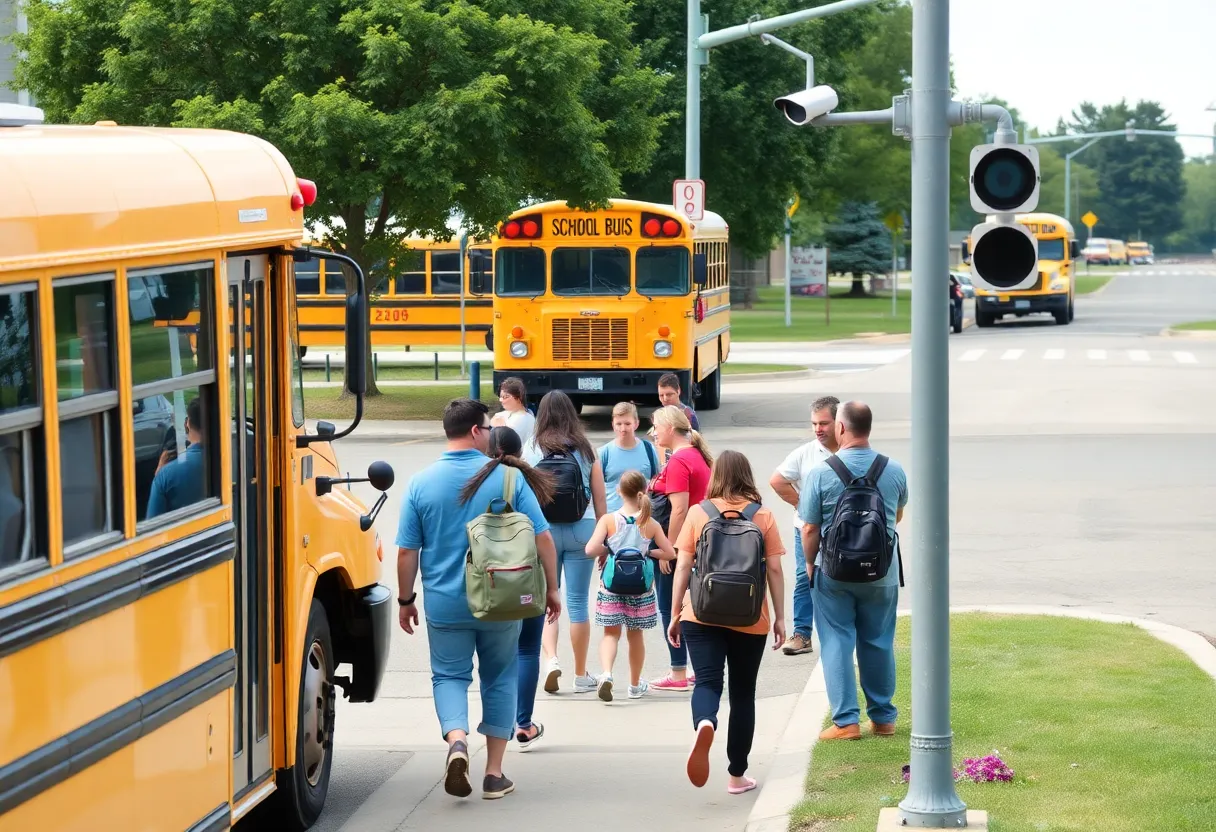 Back to school preparations in Tampa Bay with parents and children