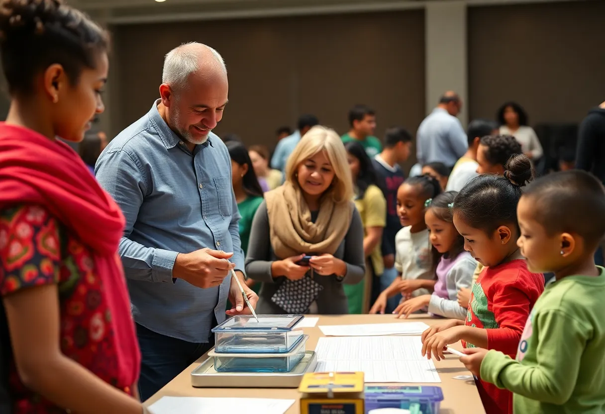 Families participating in a financial literacy program