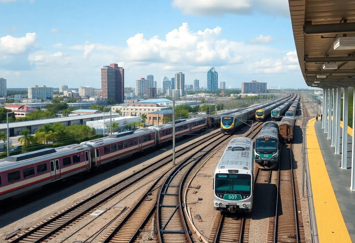 Commuter and Freight Trains in Florida