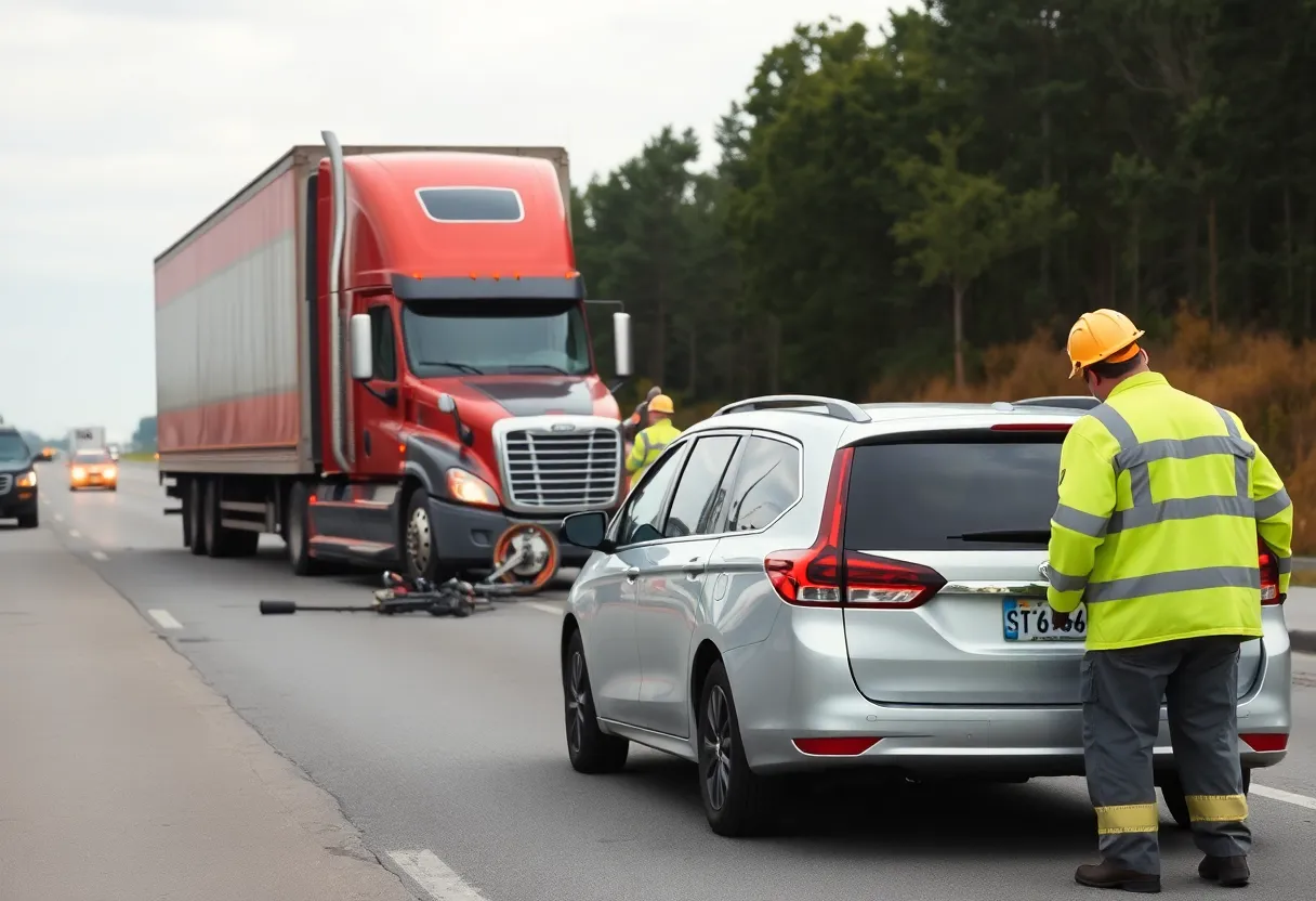 Florida Turnpike Accident Scene
