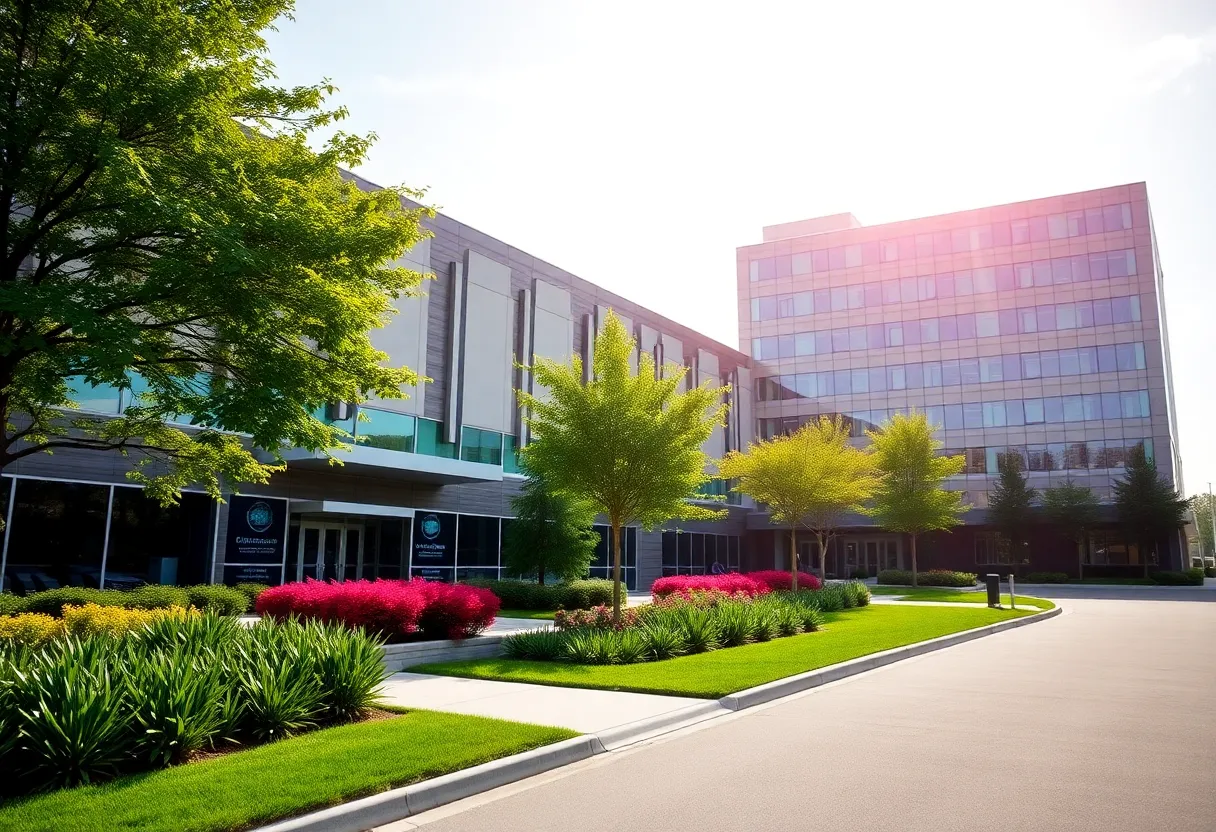 New GEICO office campus in Tampa with modern buildings
