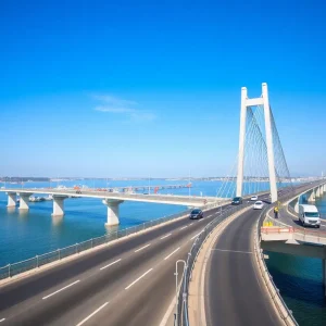 Enhancements in construction on Howard Franklin Bridge