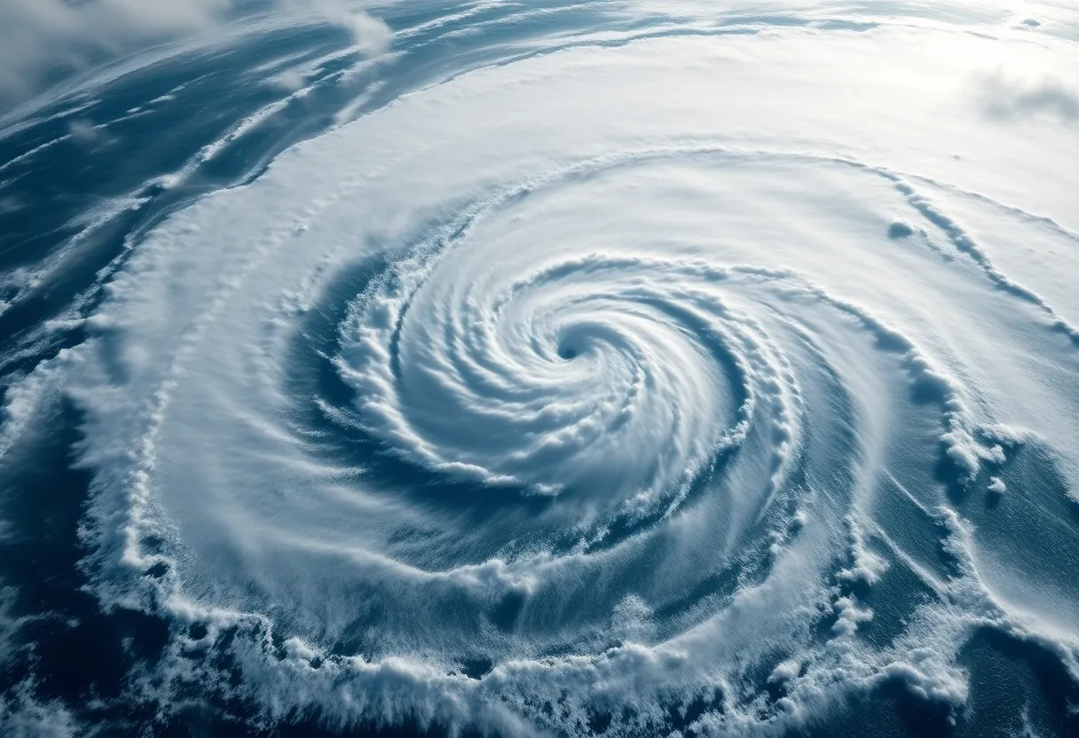 Hurricane Erin in the Atlantic