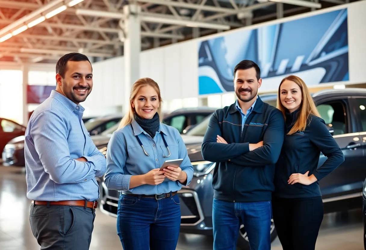 Morgan Auto Group dealership highlighting innovation and teamwork