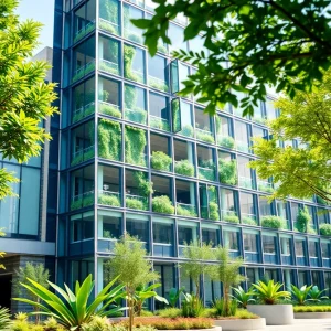 Exterior view of Naked Farmer's new corporate headquarters at Thousand & One office tower in Water Street Tampa.