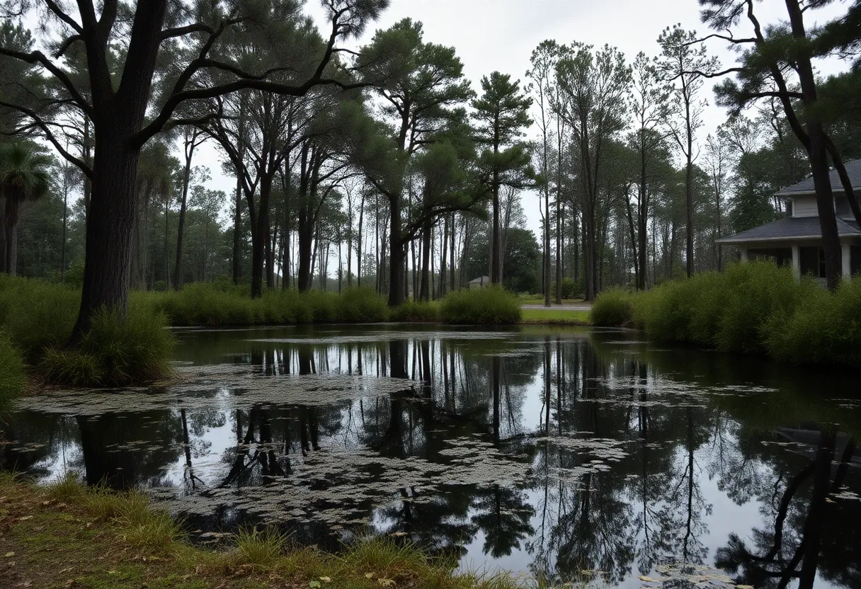 Retention Pond in Florida