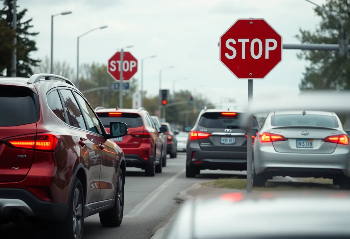 Road Rage Incident Scene