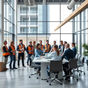 Modern corporate office representing Spartan Contracting Corporation