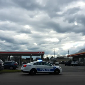 Police investigation at Winter Haven gas station