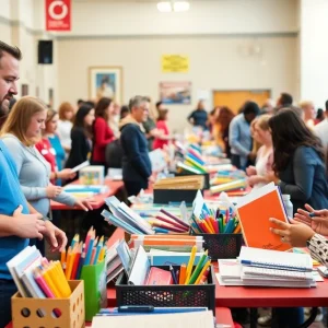 Local businesses supporting teachers at the Business and Education Event