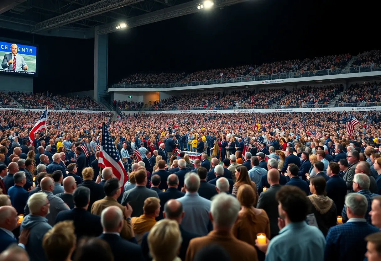 Memorial for Charlie Kirk at State Farm Stadium
