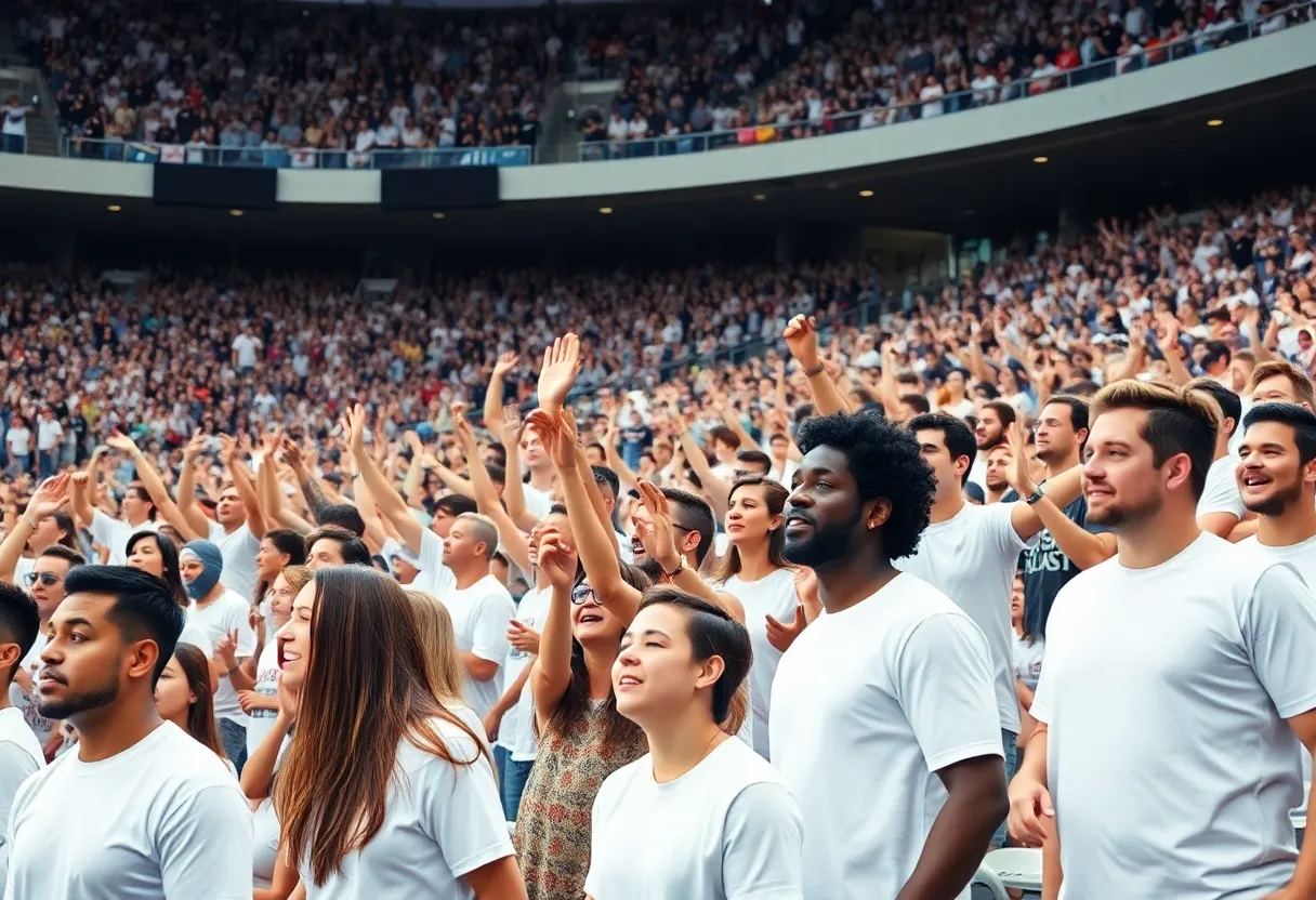 Tribute to Charlie Kirk at Football Game