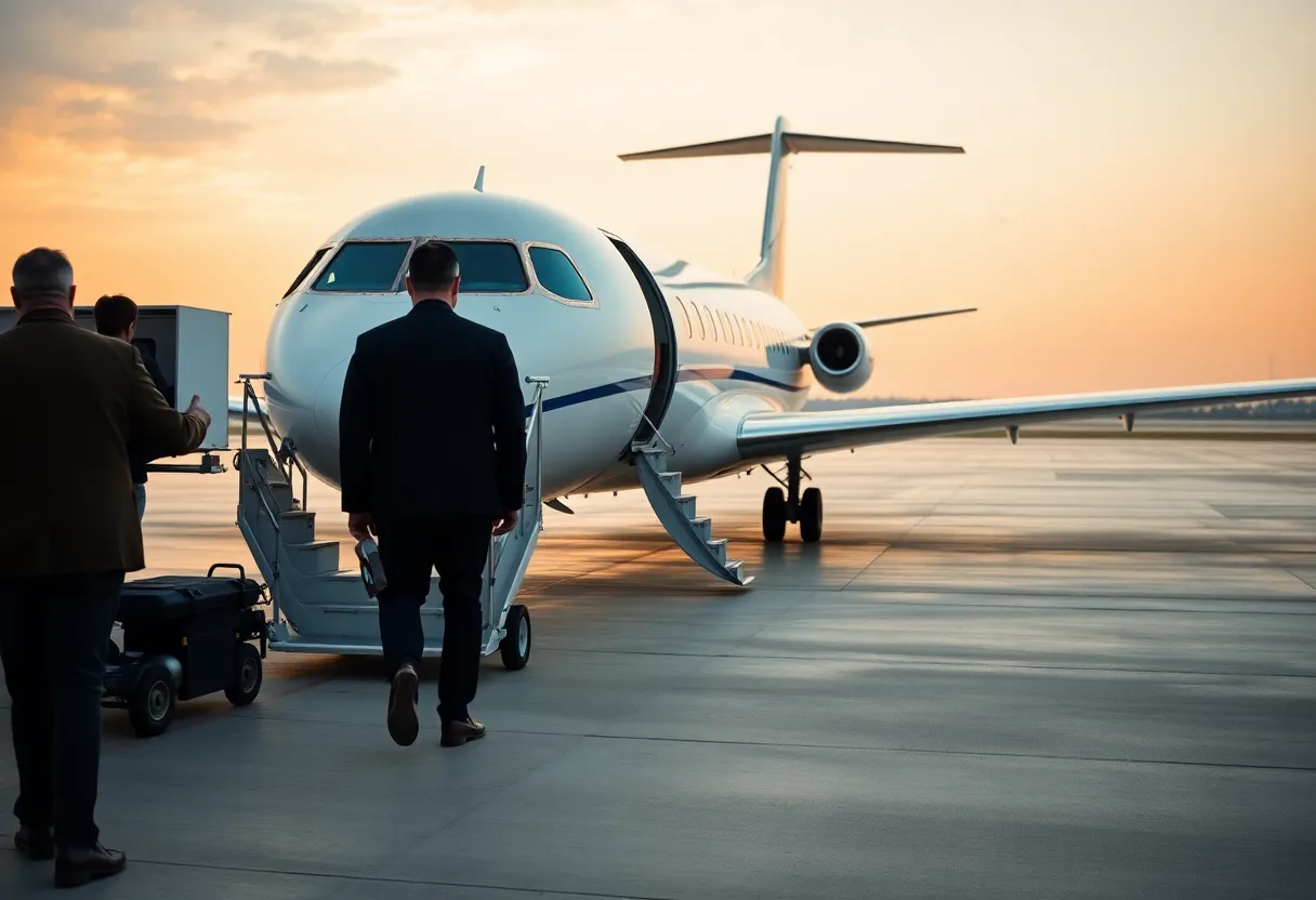 Chartered Plane for Repatriation