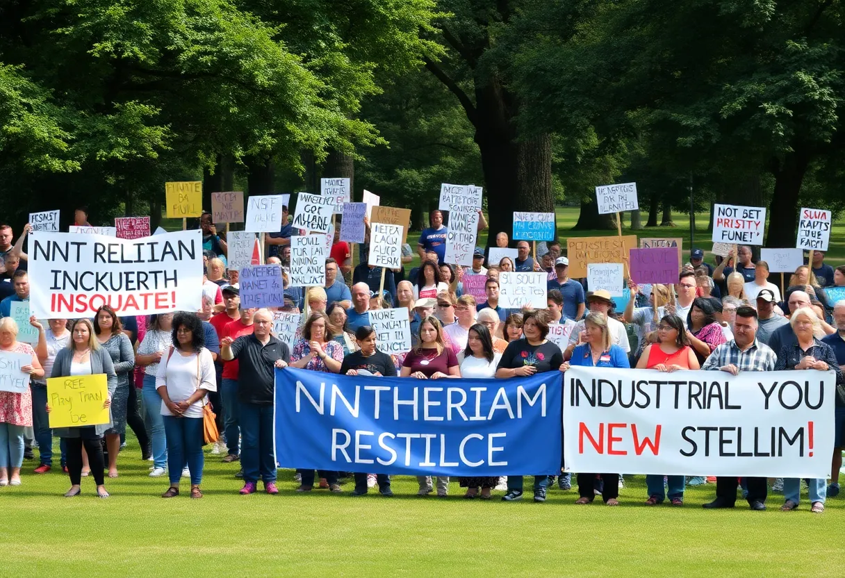Community Protest Against Industrial Expansion