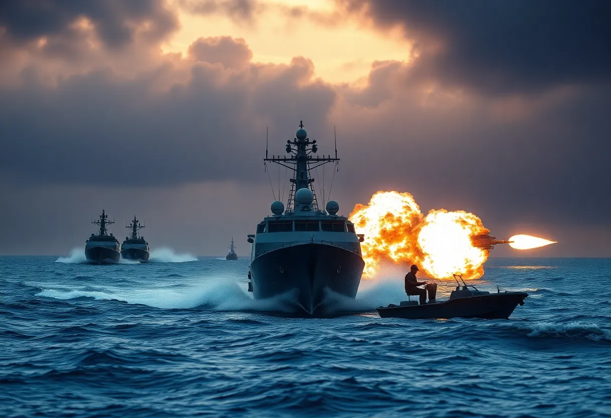 Military Operation on International Waters