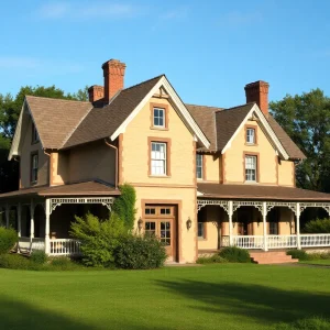 Historic Moseley Homestead surrounded by nature