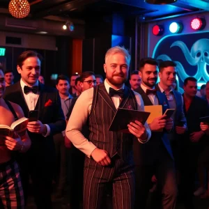 Contestants performing at the USF event showcasing queer culture.