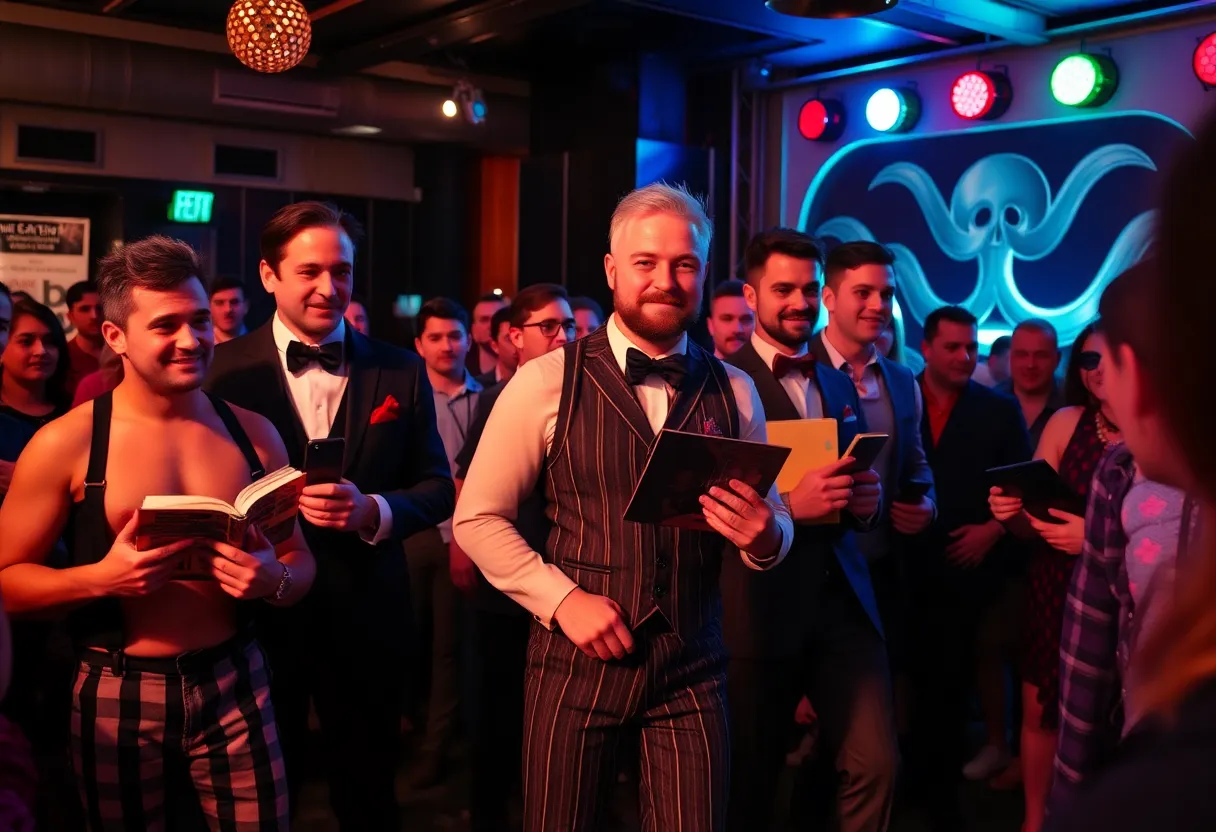 Contestants performing at the USF event showcasing queer culture.