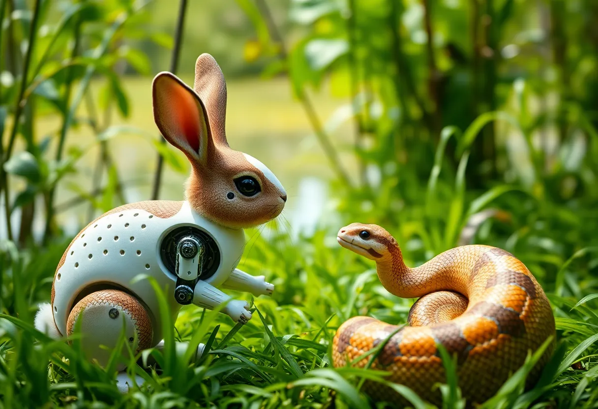 Robotic Rabbit in Everglades