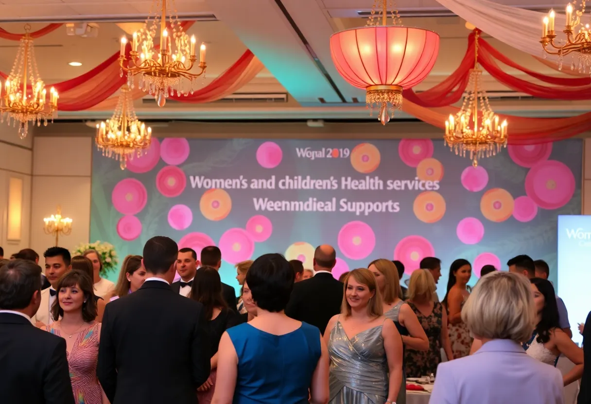 Guests enjoying the AdventHealth Starlight Gala at JW Marriott Tampa Water Street.