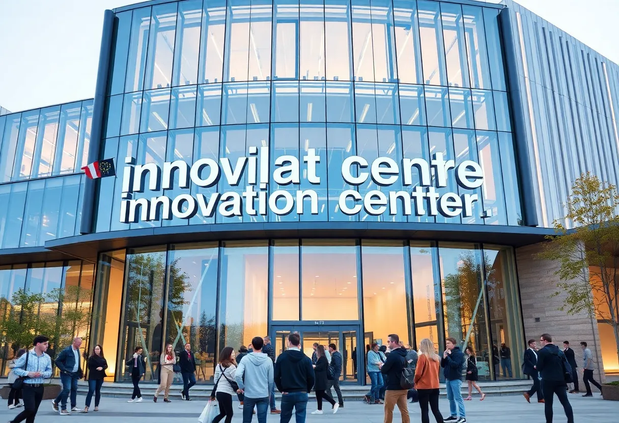 The modern exterior of Tampa Bay Innovation Center reflecting innovation