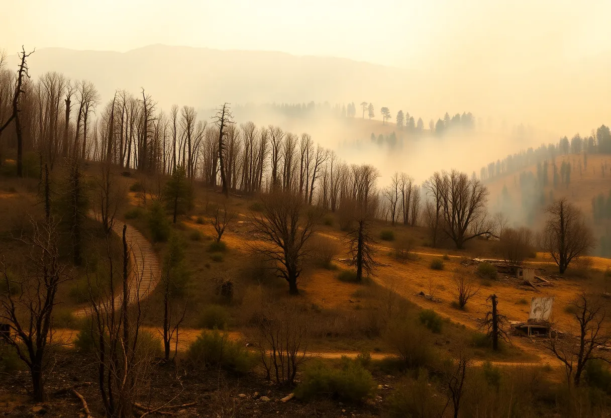 Wildfire Aftermath in Southern California