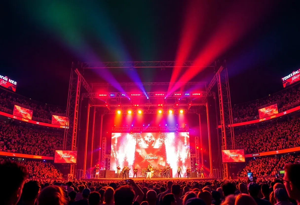 Bad Bunny Super Bowl Halftime Show Stage