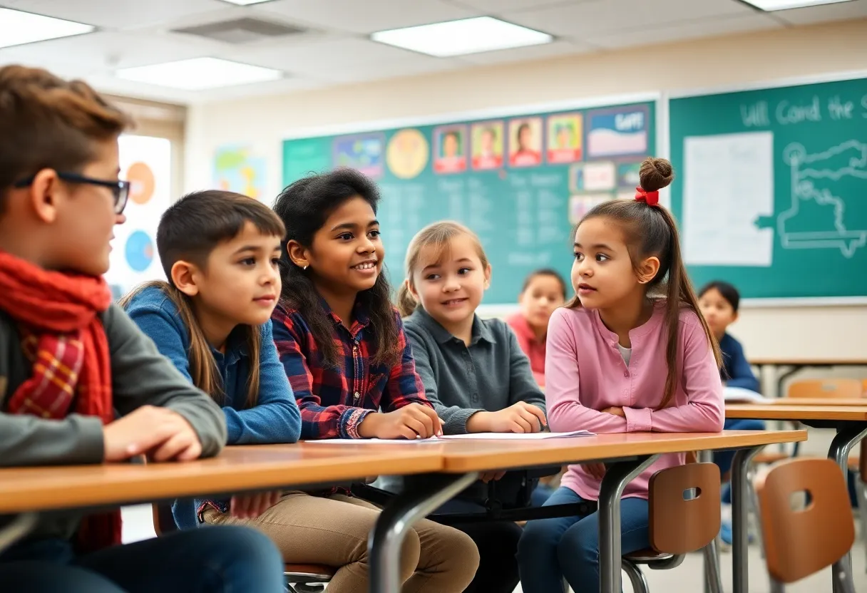 Classroom Discussion on Respect and Unity