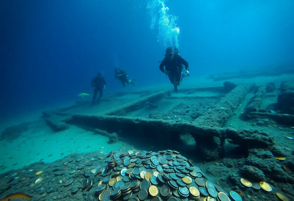 Treasure Discovery Underwater