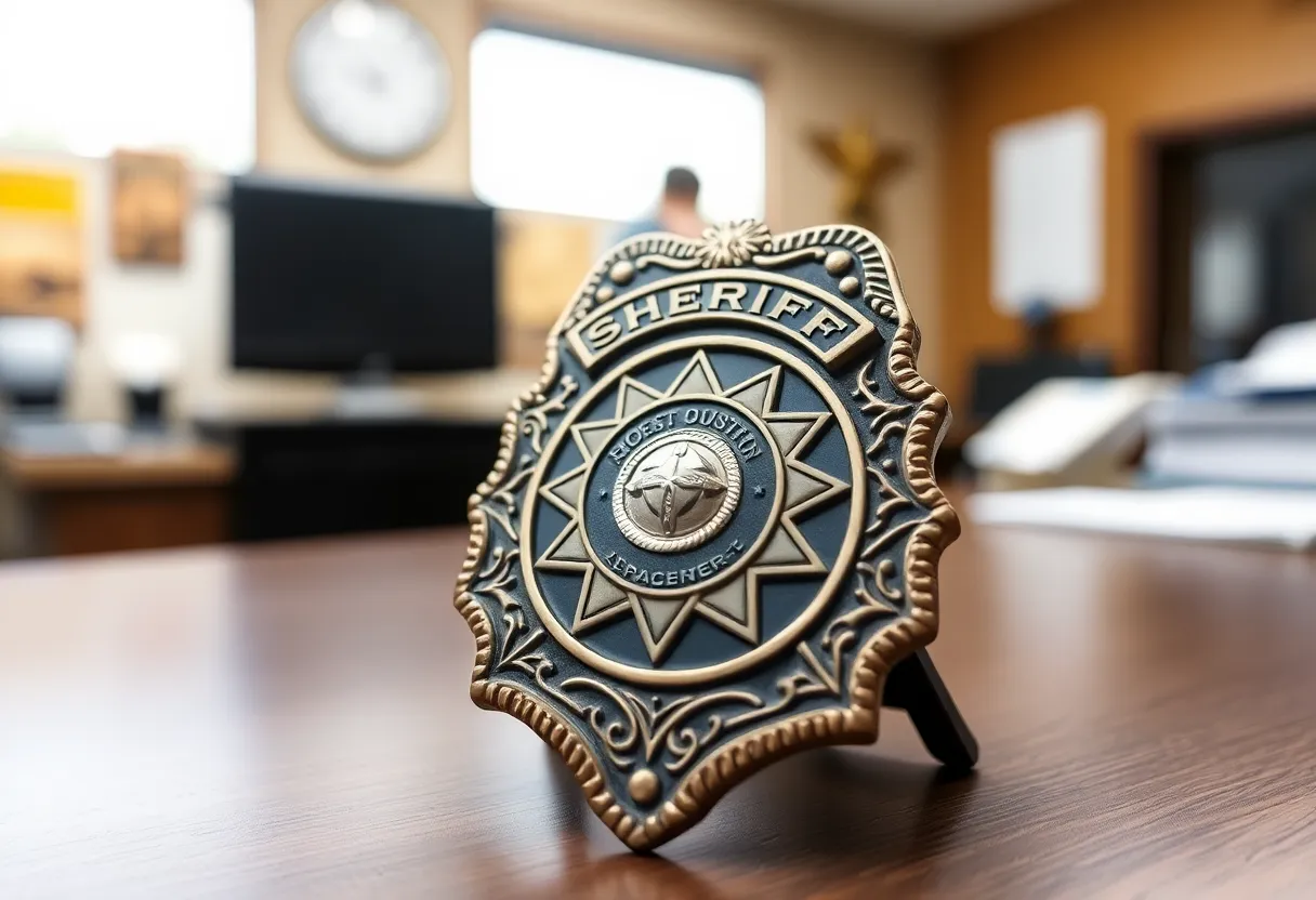 Police badge symbolizing the Hillsborough County Sheriff's Office investigation
