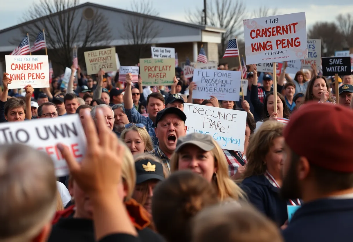 Political Rally Backlash