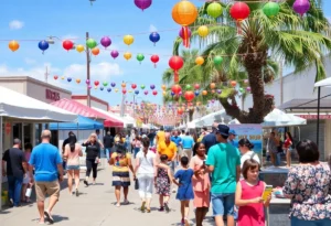 Families celebrating at community events in Riverview