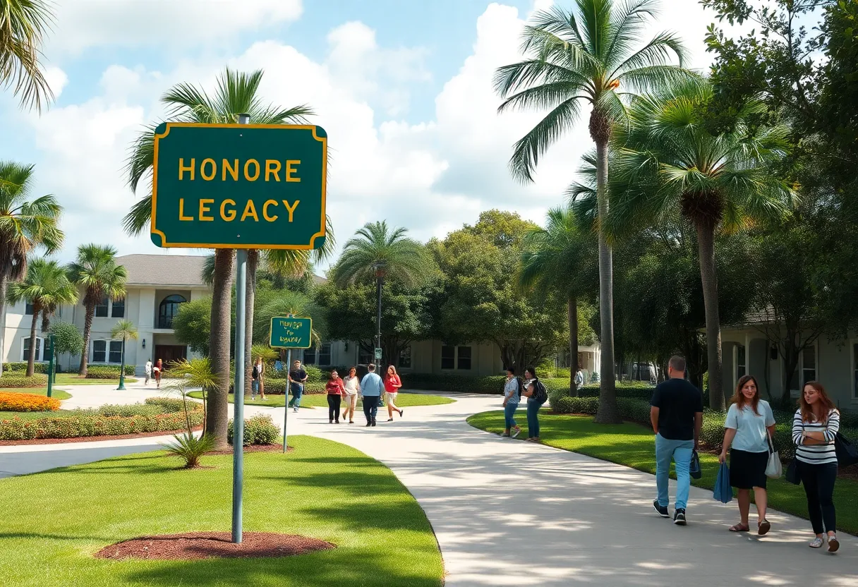 Roads Signifying Legacy in Florida