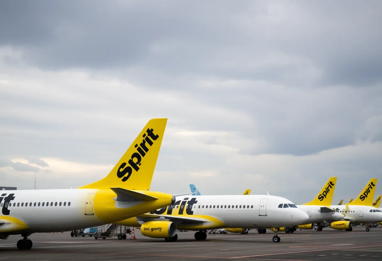Spirit Airlines Fleet Reduction
