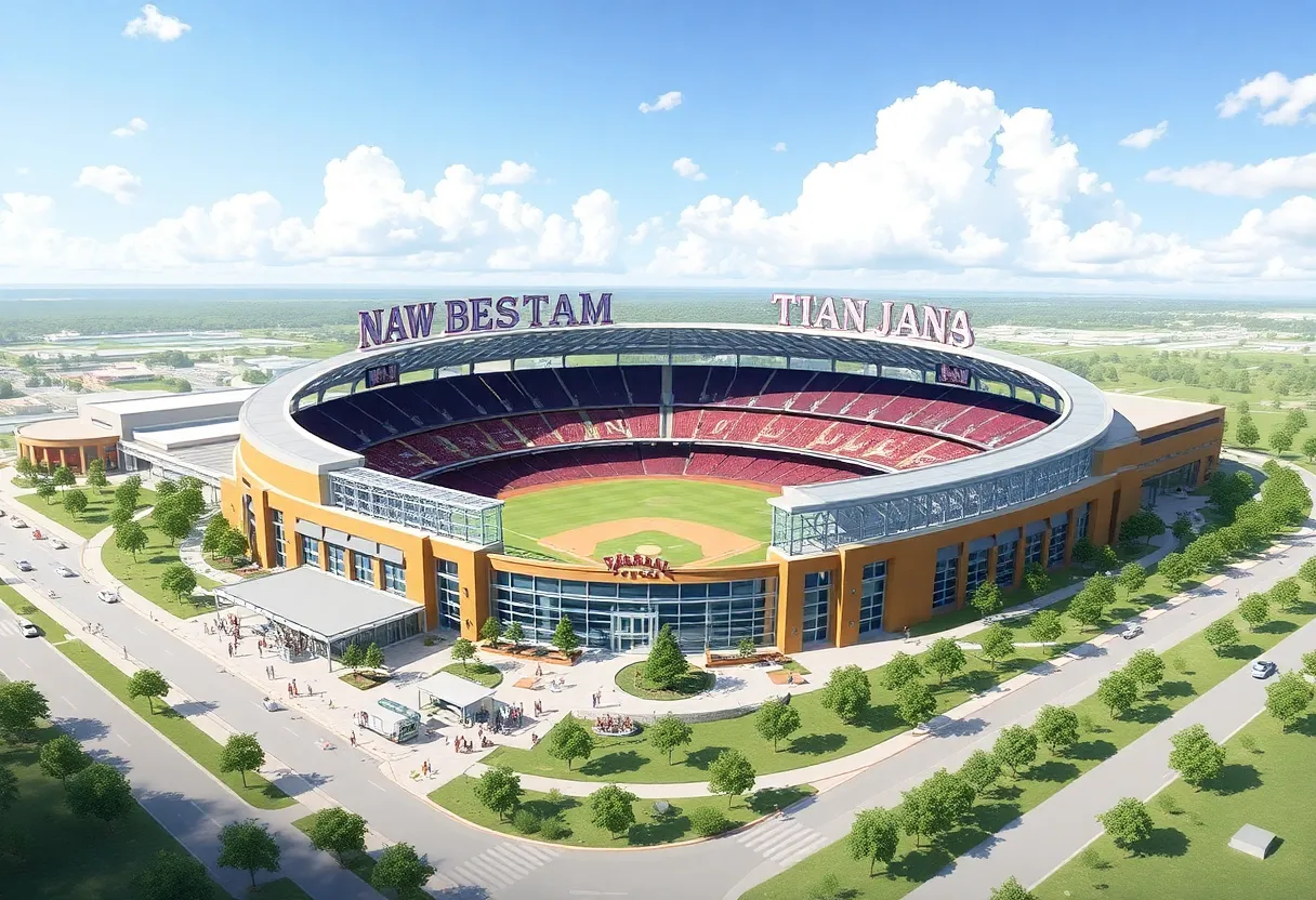 Conceptual design of the new stadium for the Tampa Bay Rays.