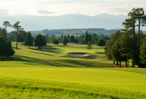 Close-Up of a Beautiful Golf Course